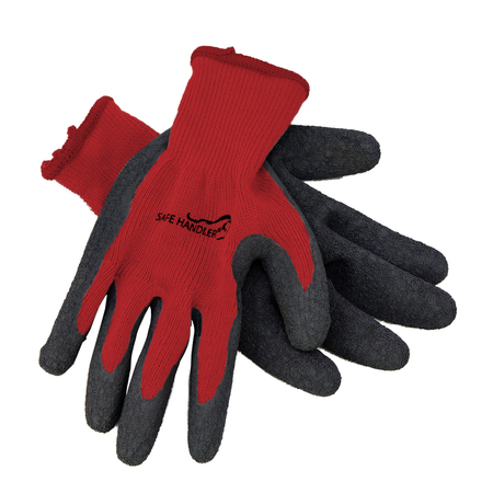 SAFE HANDLER Ultra Stretch Grip Gloves, Red, OSFM, PR BLSH-ESRG-18R